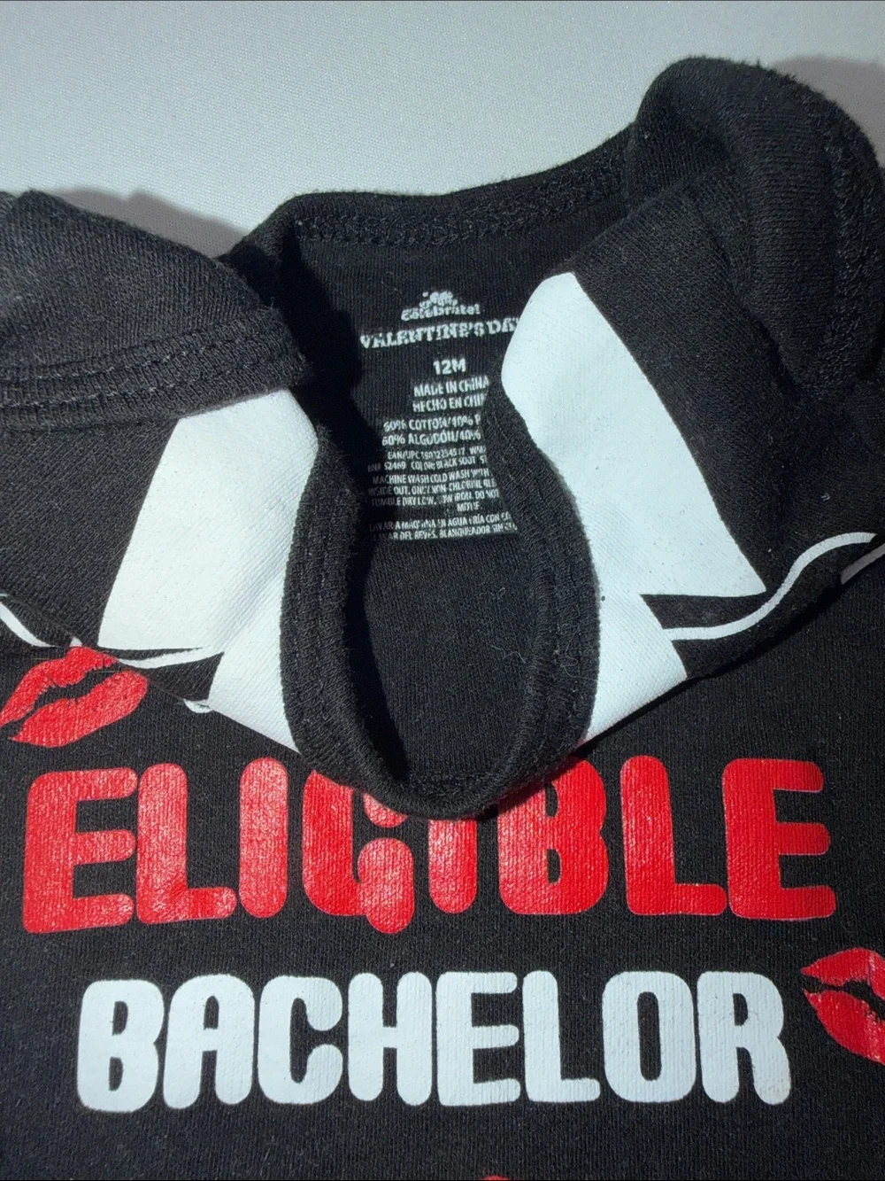 Most Eligible Bachelor Black Baby One-Piece Bodysuit
